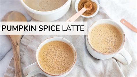 Pumpkin Spice Latte Recipe Diy Healthy Starbucks Drink Youtube