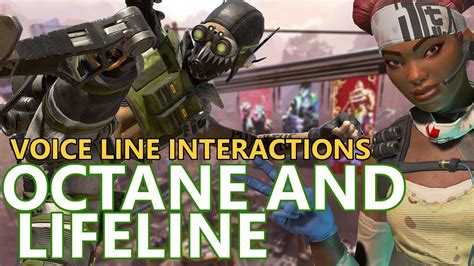 Octane And Lifeline Interaction Voice Lines Season 5 Apex Legends Youtube