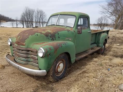 original 1953 chevrolet pickup farm truck with patina vintage trucks for sale
