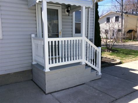 Check spelling or type a new query. Photo Gallery - Precast Concrete Steps and Iron/Vinyl Railing