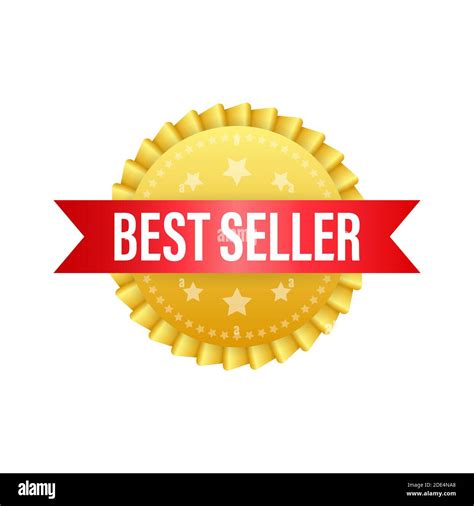 Best Seller Badge Best Seller Golden Label Retail Badge