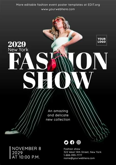 Create A Free Fashion Show Poster