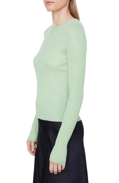Vince Rib Cashmere And Silk Crewneck Sweater Nordstrom