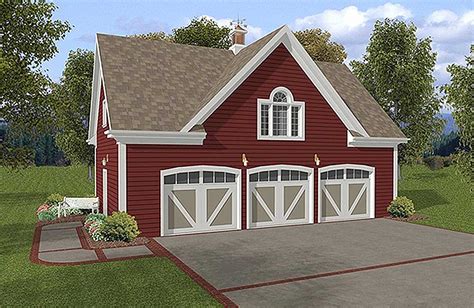 Affordable garage plans to provide more room for your cars, workshop, office, rv, or boat. 3-Car Carriage House Plan - 20041GA | Architectural Designs - House Plans