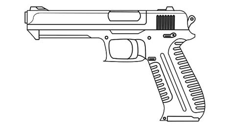 Pistol Coloring Download Pistol Coloring For Free 2019