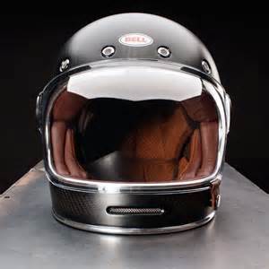 Vintage Bell Carbon Fiber Motorcycle Helmet