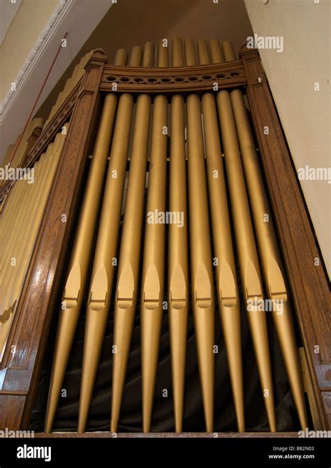 Cathedral Church Pipe Organ Stock Photo Alamy
