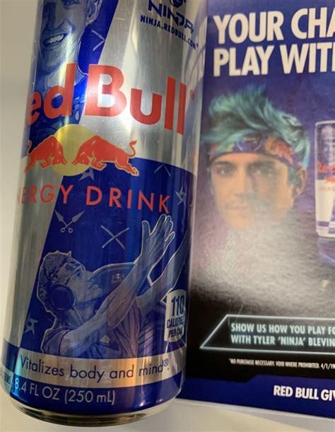 Mavin New Lootcrate Exclusive Red Bull Energy Drink Ninja Can 84 Fl