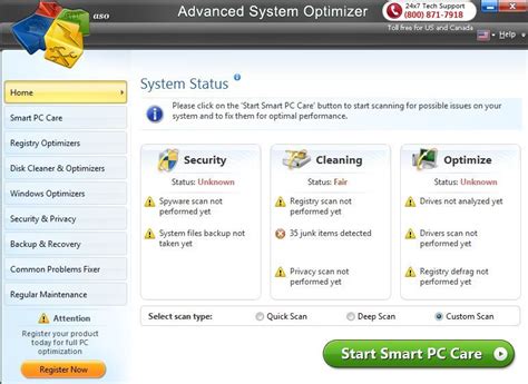 Advanced System Optimizer Ferramentas Do Sistema