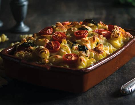 Ovenschotel met kip en spinazie