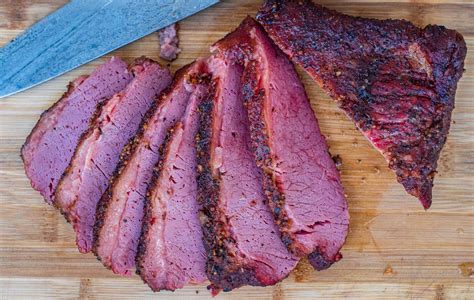 The result is a thin strip of meat, about 8. Cheater Pastrami From A Corned Beef Brisket - Grilling ...