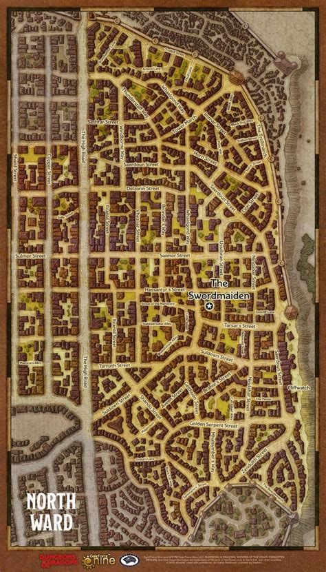 Map Of Waterdeep Dd