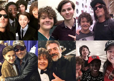 Stranger Things And Walking Dead Cast The Walking Ded Walking Dead Cast