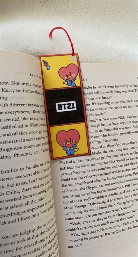 Mini Baby Bt21 Bookmarks Etsy