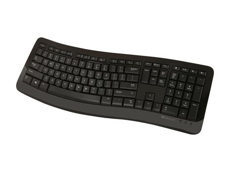 Microsoft 3tj 00001 Black Wired Comfort Curve Keyboard 3000 Neweggca