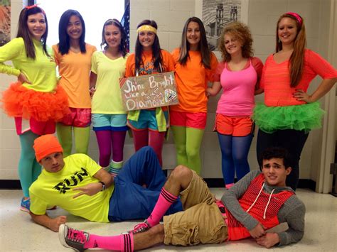 Neon Day Shine Bright Like A Diamond Homecoming School Spirit Days