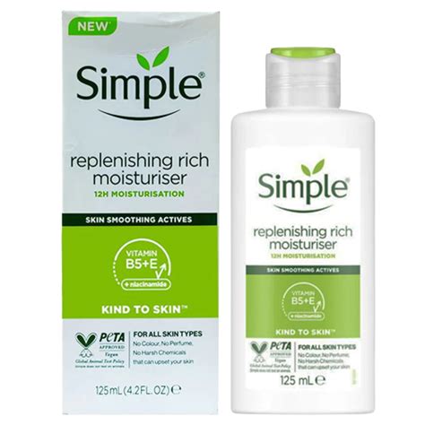 Simple Kind To Skin Replenishing Rich Moisturiser 125ml 6pcs