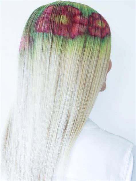 This Girls Hair Dye Designs Are Blowing Up Instagram Allure