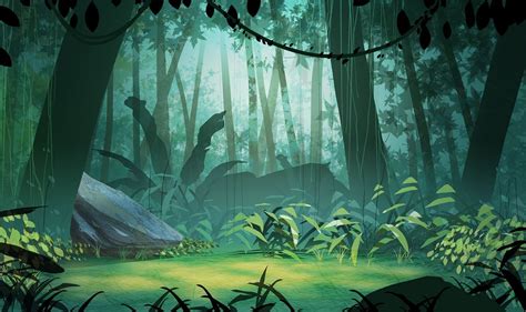 Cartoon Forest Background Hd Nature Hd Wallpaper