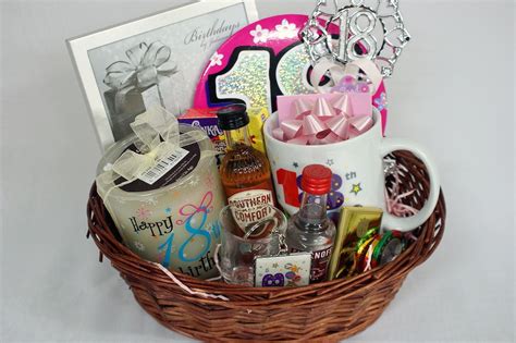 Personalised 18th T Basket For Girls
