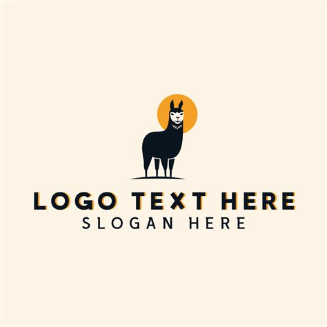 Llama Wild Animal Logo Brandcrowd Logo Maker