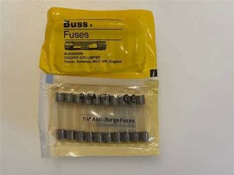 25 Amp Slow Blow Anti Surge Fuse 32mm 10 4 6mm Pack Max 88 Off 11 X Of