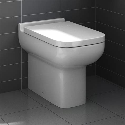 Short Projection Back To Wall Toilet Bathroom Cloakroom Wc With Soft