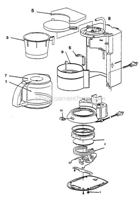 Mr Coffee Parts Diagram