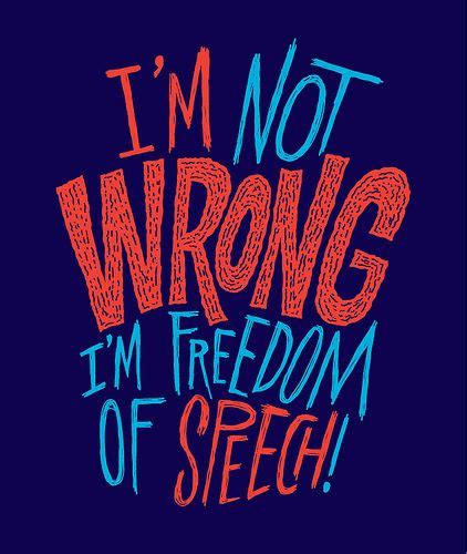 1162 20120803 Freedomofspeech Freedom Of Speech Typography Poster