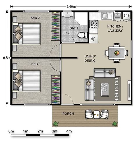 Image Result For 2 Bed Granny Flat Floor Plans House Floor Plans