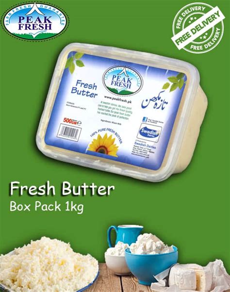 Fresh Butter Box Pack 1kg Gmp Foodz