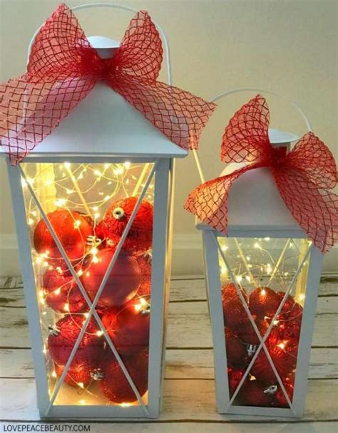 Attractive Diy Christmas Lantern Decorations Blushery