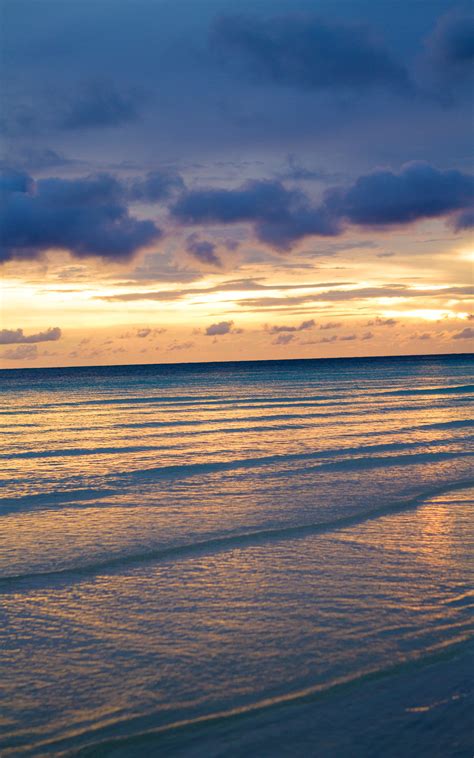 Wallpaper Sunlight Sunset Sea Bay Shore Sand Portrait Display
