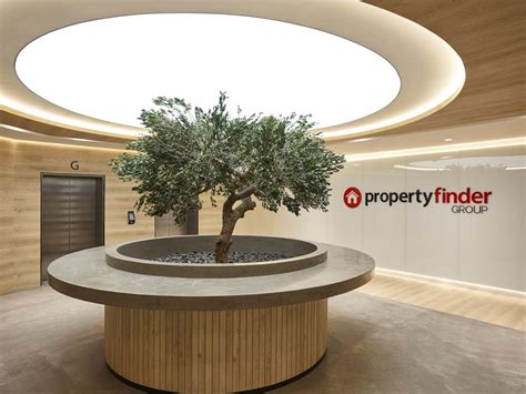 Propertyfinder Office By Swiss Bureau Interior Design Elevator Lobby