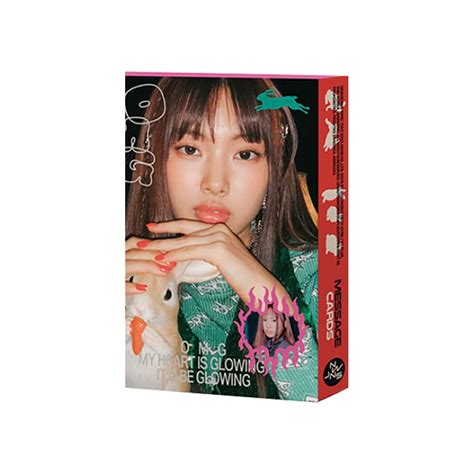 buy newjeans omg message card ver hyein version 1st single album cd out box message cards