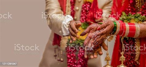 Very Beautiful Photo Of A Newly Married Indian Couple In Ethnic Attire