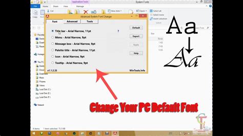 How To Change Pc Font In Very Simple Steps Youtube
