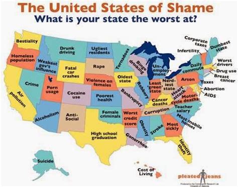 The Most Divisive USA Stereotype Maps Free Printable Maps
