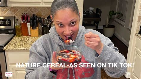 Natures Cereal Challenge Seen On Tik Toklizzo Recommended Youtube