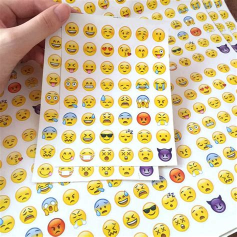 Buy 1sheetsell Emoji Smile Face Diary Stickers