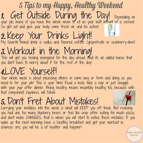 these tips always help me stay on track during the weekend and help me to enjoy myself life