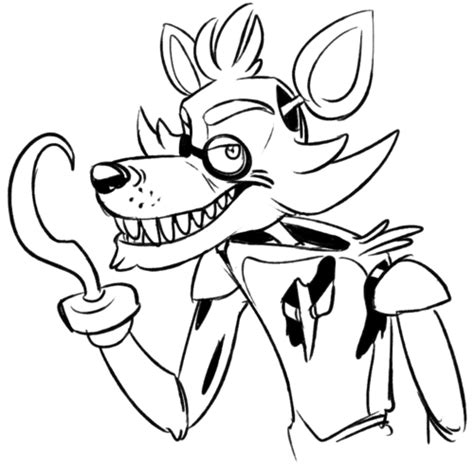 Foxy Five Nights At Freddys Fnaf Coloring Pages Coloring Cool