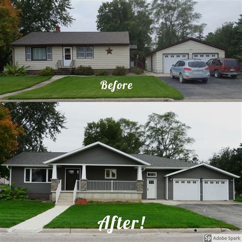 Painted Brick Ranch Houses Before And After Pictures Jeanslinkard