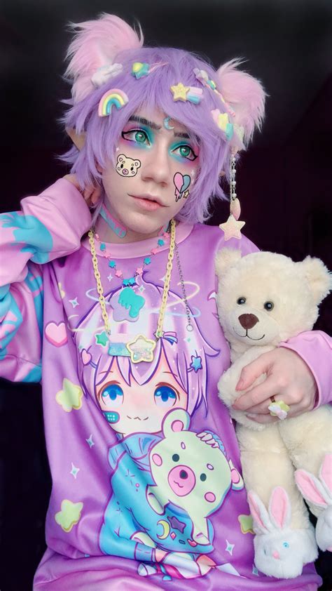 Yami Kawaii Cute Chibi Sweatshirt Fairy Kei Pastel Clothing In 2021 Pastel Goth Outfits