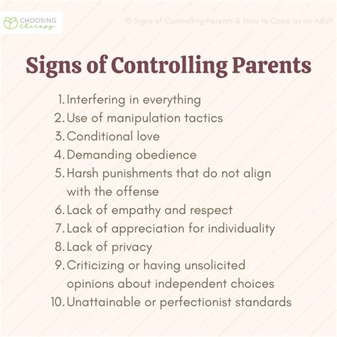 10 Signs Of Controlling Parents And How To Deal In Adulthood