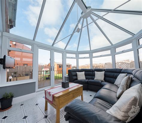 On the one hand the unbearable heating of your conservatory in summer must be prevented, on the other. Ultraframe glass roof conservatory | Great Harwood Windows