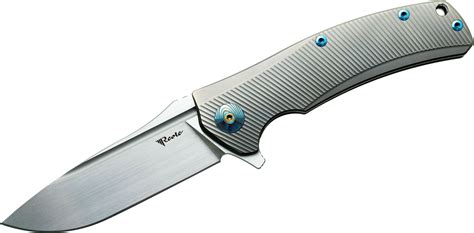 Reate Knives Horizon D Folding 375 Inch M390 Satin Plain Blade Milled