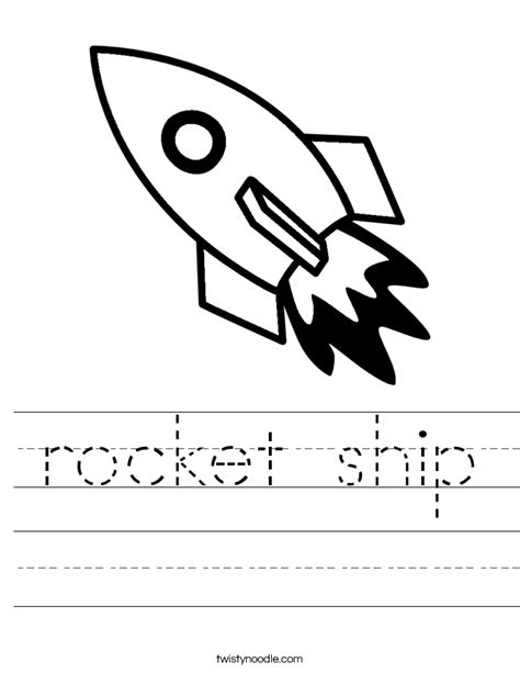 Rocket ship coloring pages are a fun way for kids of all ages to develop creativity, focus. rocket ship Worksheet - Twisty Noodle