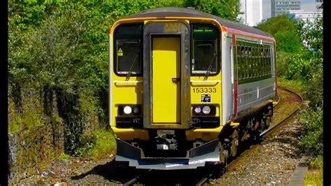 Transport For Wales Class 153 153333 In New Shiny Tfw Livery At