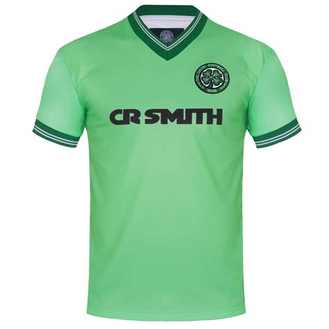 Celtic Fc Mens Shirt Kit 198486 Away Retro Official Football T